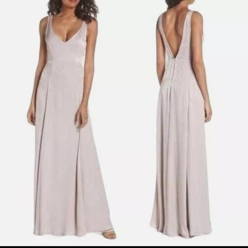 Show Me the Ring Crisp Jenn Elegant Maxi Dress Women's Size 1x - Picture 3 of 16